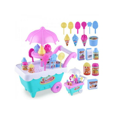 Ice Cream Toy Cart Play Set for Kids Pretend Play Food Toy for Girls and Boys~